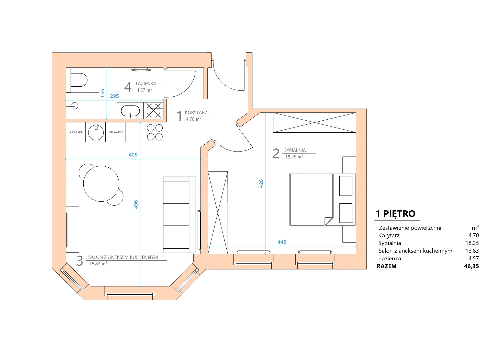 Wyjątkowy apartament na Wierzbięcicach! 2 pokoje | GOTOWY!