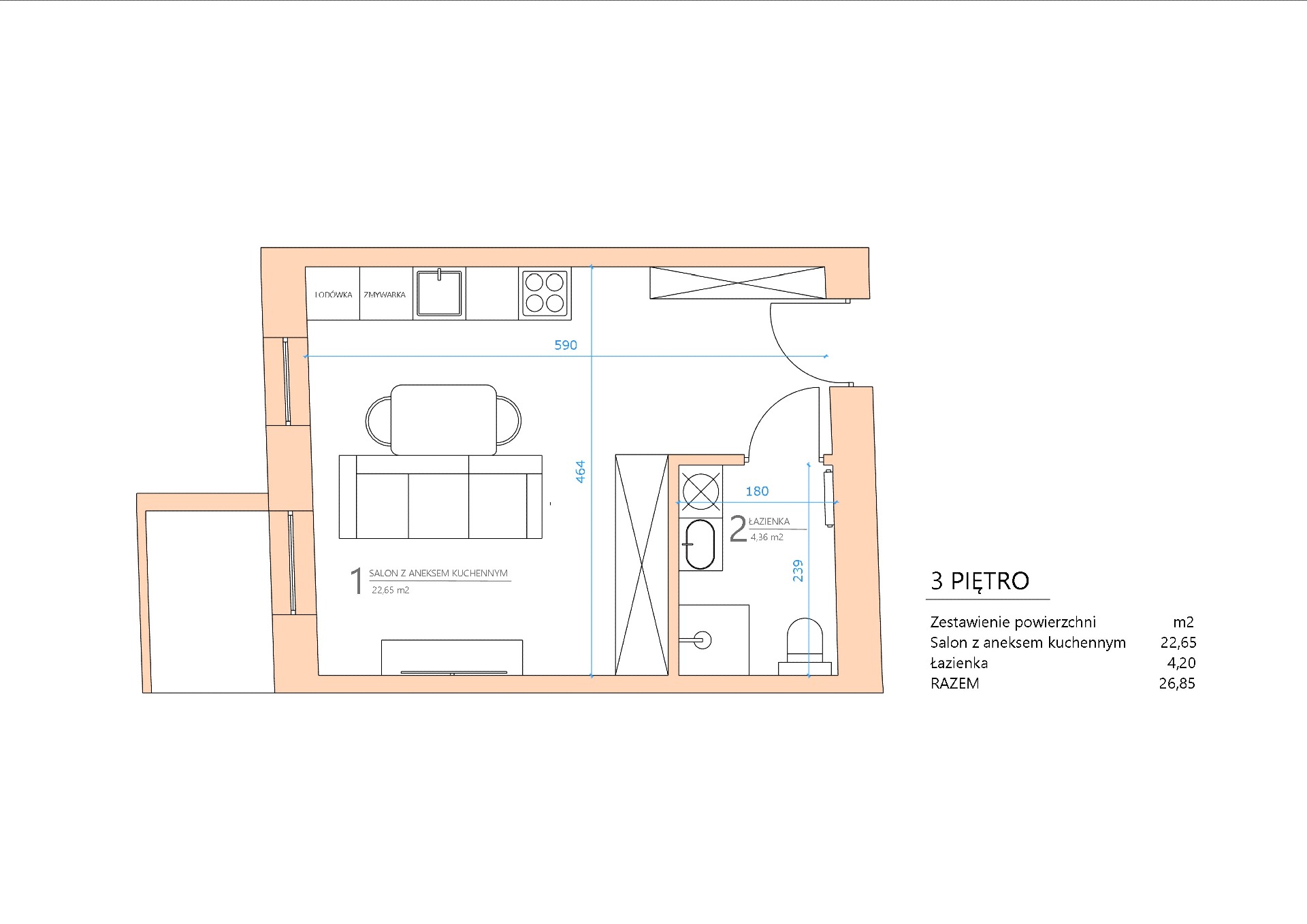 Perełka na Chwaliszewie 67 | Słoneczna kawalerka z balkonem!
