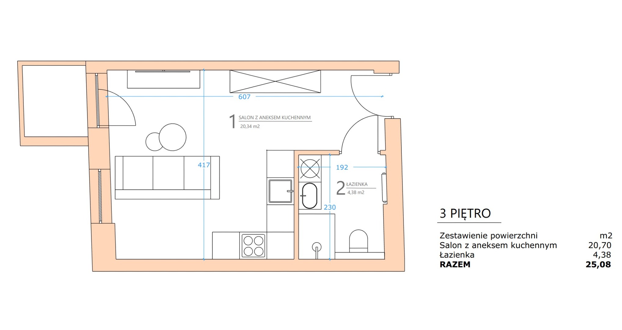 Perełka w Centrum Starego Miasta |  Chwaliszewo 67 | Słoneczna kawalerka z balkonem!
